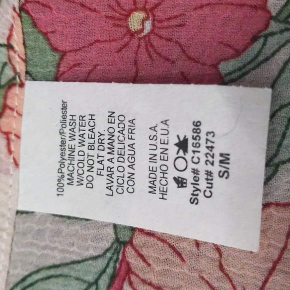 FINAL TOUCH Floral Open Front Kimono Cover-up. - Picture 6 of 7